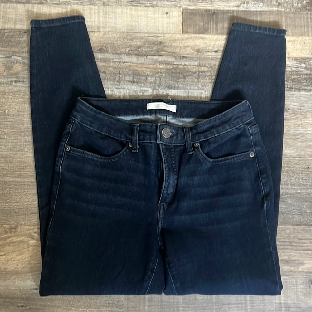 Lauren Conrad Super Skinny dark wash jeans.